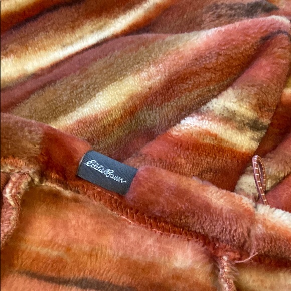 Eddie Bauer Multi Color Striped Half Zip Women's Fleece Pullover Size Sm… - Picture 9 of 9